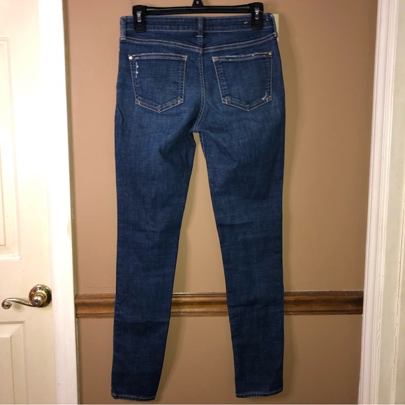 Pilcro Edit Fit Distressed Skinny Jeans‎ Medium Wash 26 - Picture 2 of 12